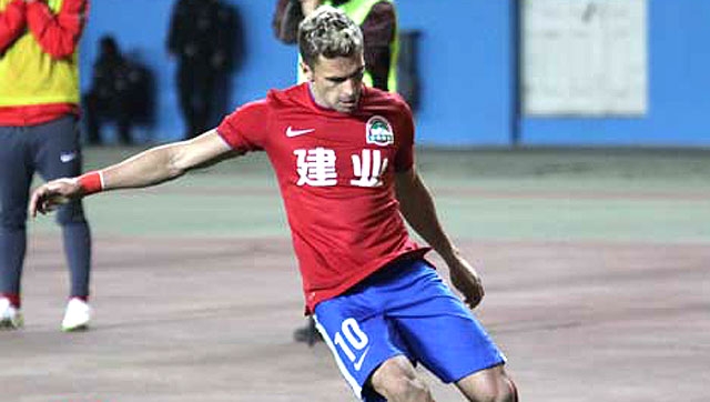 No 3º jogo pelo Henan Jianye, Ivo marca seu 2º gol