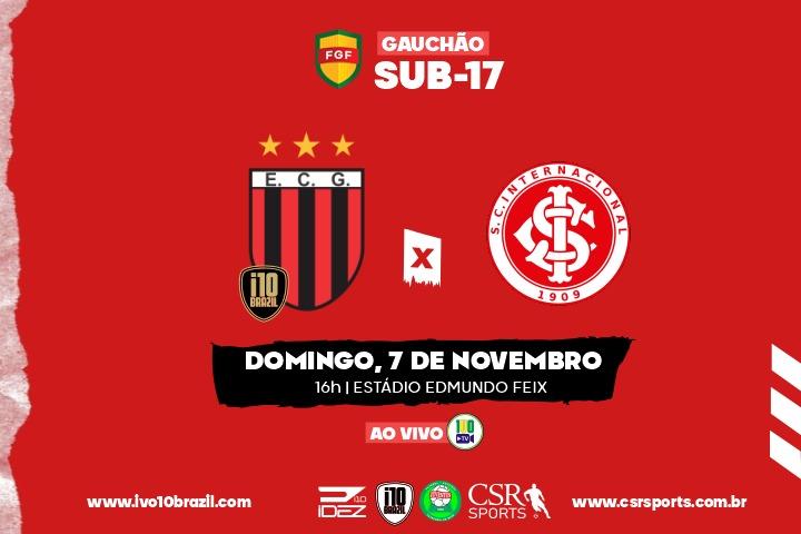 Com cinco atletas CSR Sports, EC Guarani enfrenta Internacional em confronto válido pelo Estadual Sub-17