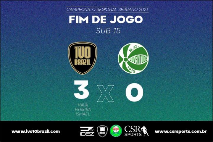 Ivo10 Brazil vence Juventude por 3 a 0 no primeiro jogo da semifinal do Regional Serrano 2021