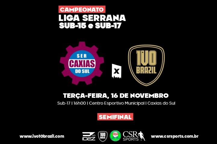 Sub-17 da Ivo10 Brazil / Juventus enfrenta Caxias na primeira partida válida pela semifinal do Regional Serrano